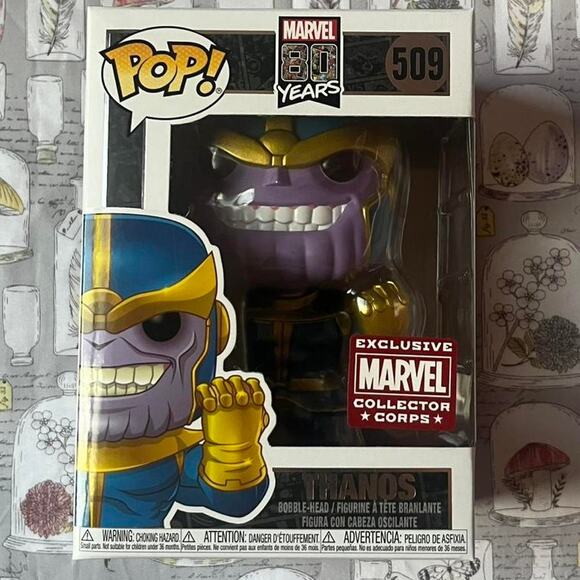 Funko Pop Thanos Exclusive Marvel Collector Corps Marvel - Picture 1 of 7